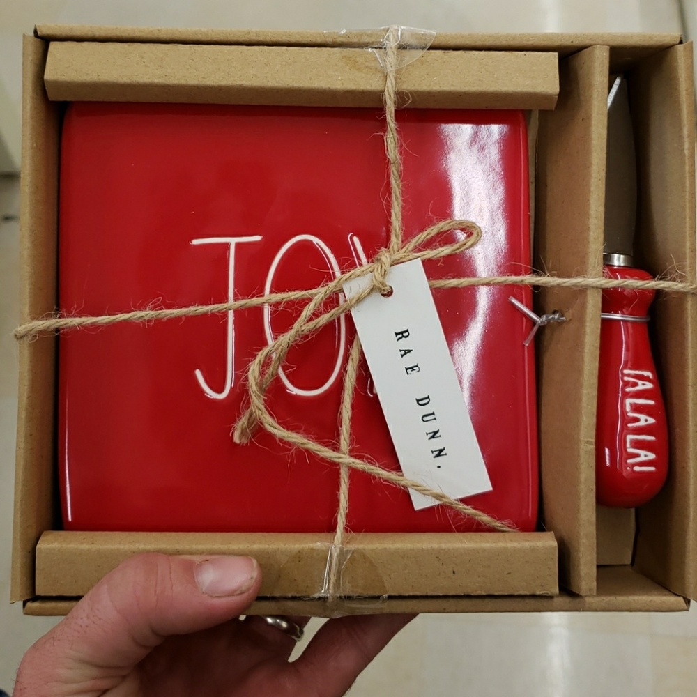 Rae dunn joy cheese board